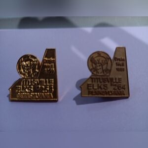 1859 ELKS #264 Drake Well TITUSVILLE  PA. LAPEL PIN